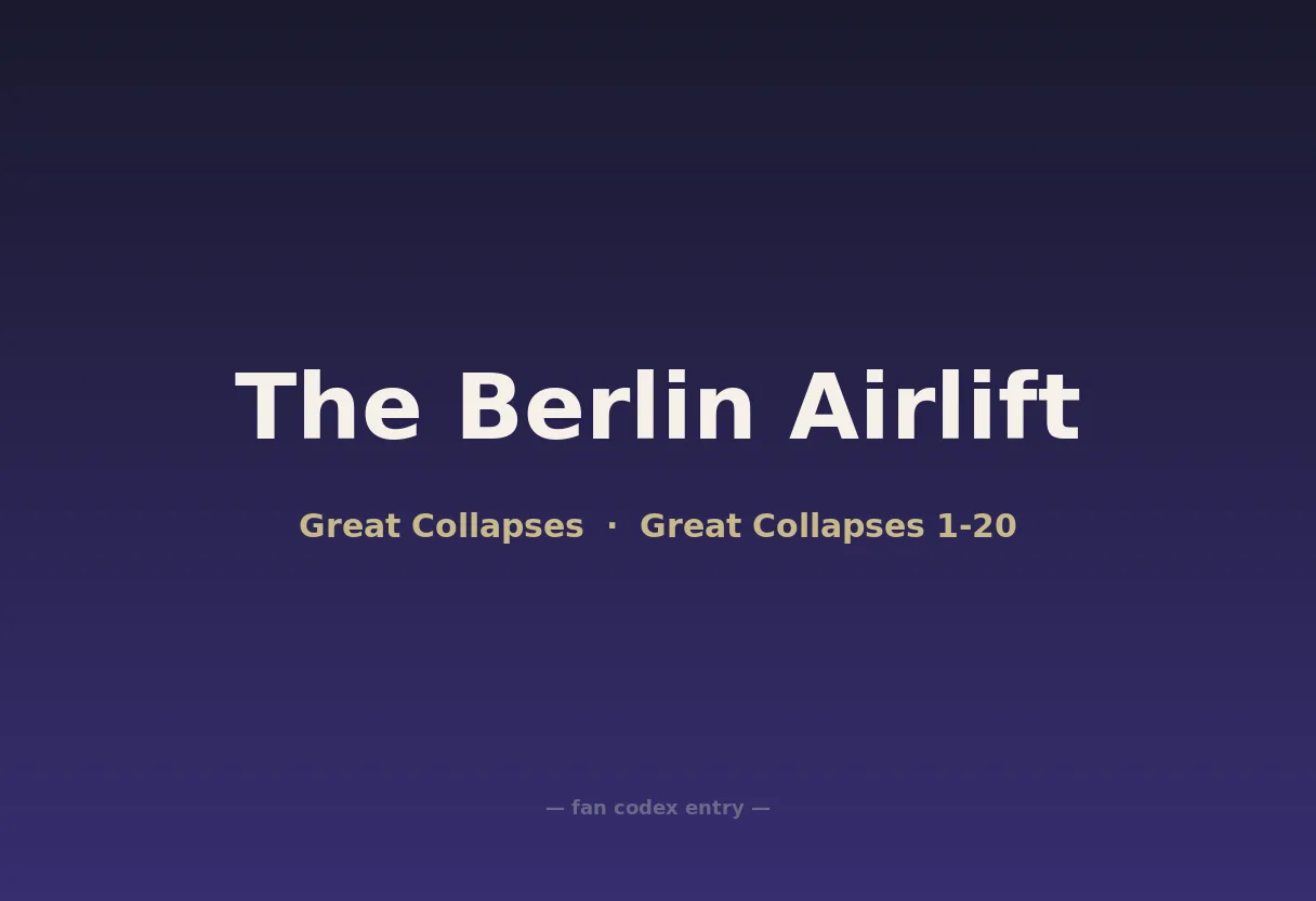 The Berlin Airlift